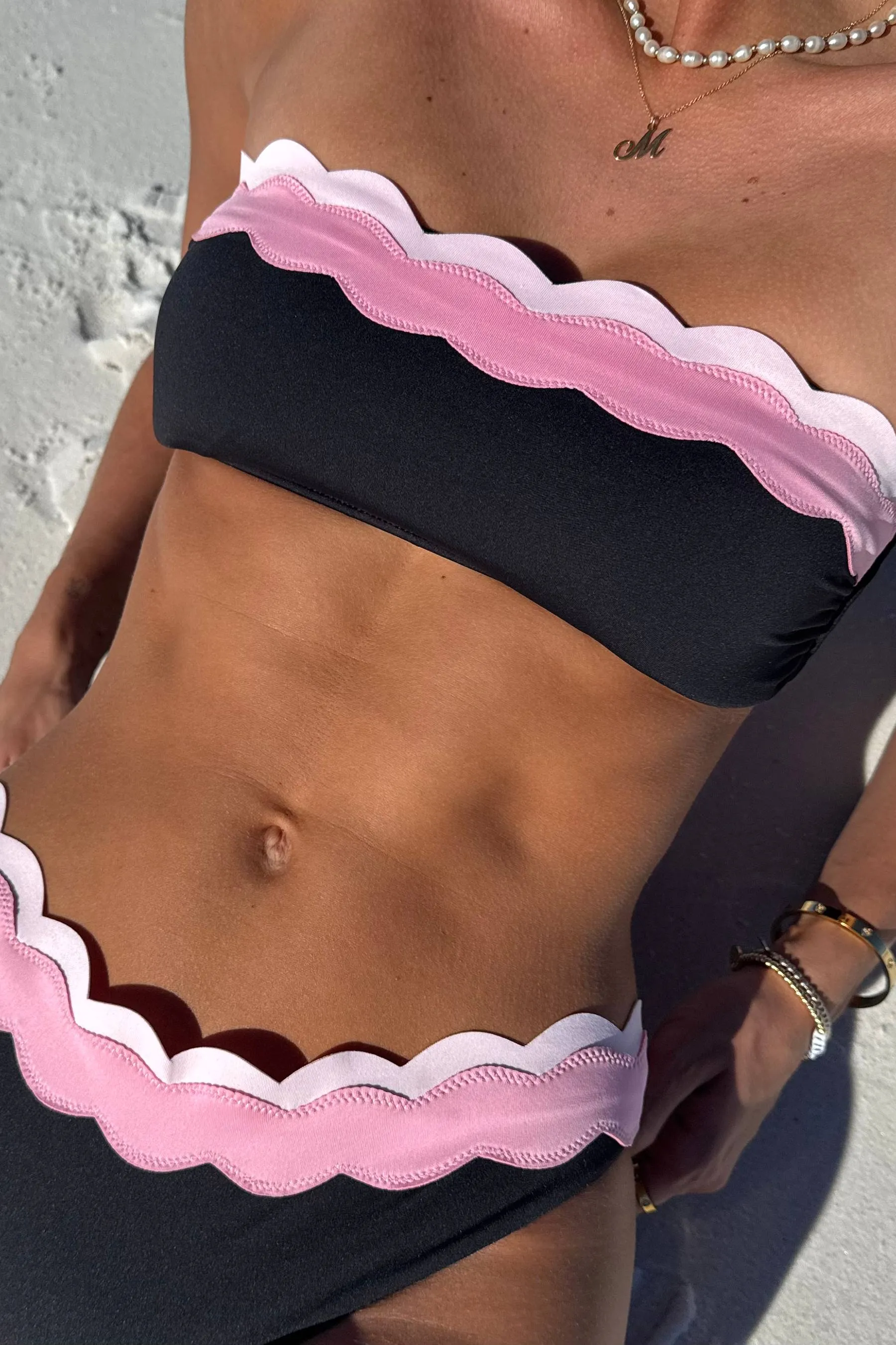 Sybil Top Sweet Berry Wave Beach Riot