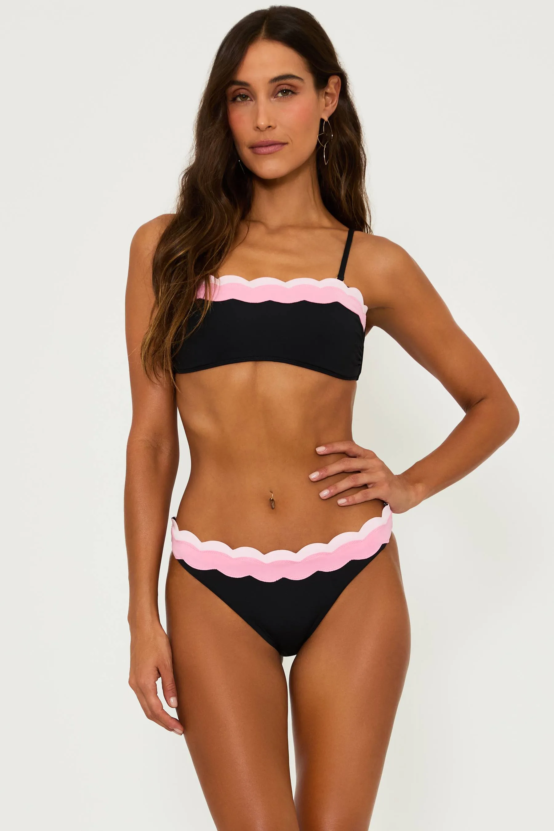 Sybil Top Sweet Berry Wave Beach Riot