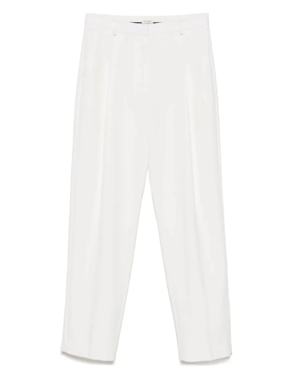 Tailored Pleat Pant in White