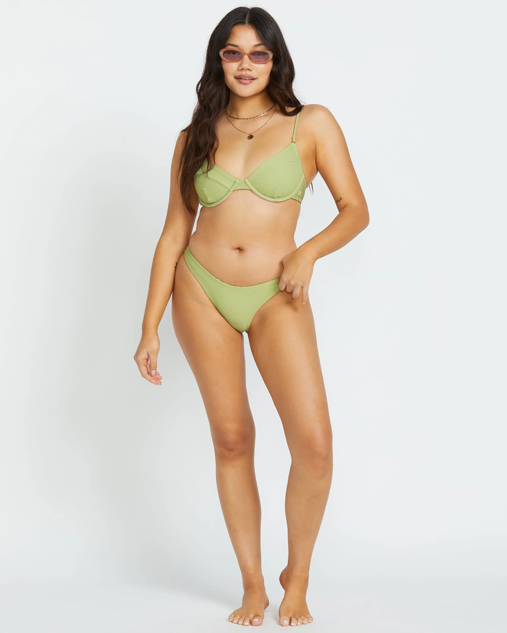 Tanlines Morgan Underwire Bikini Top - Avocado Billabong