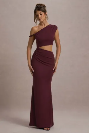 Thaliana | Port Cut-Out Open-Back Maxi Dress Club L London