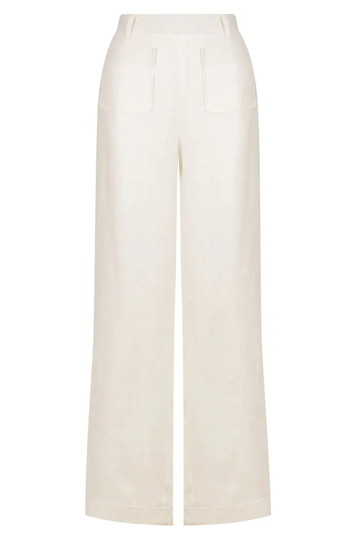 The Eynid Pant - White
