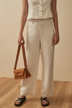 The Eynid Pant - White