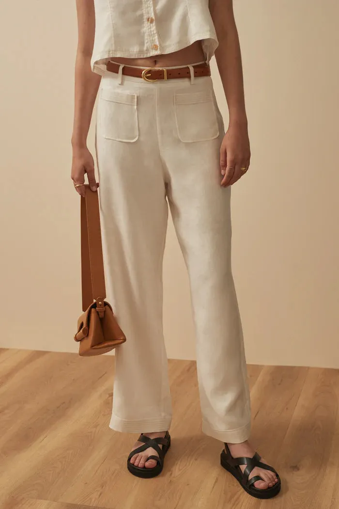 The Eynid Pant - White