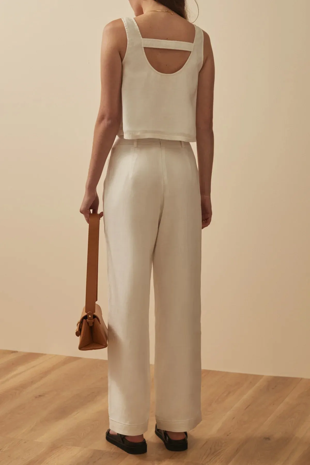 The Eynid Pant - White