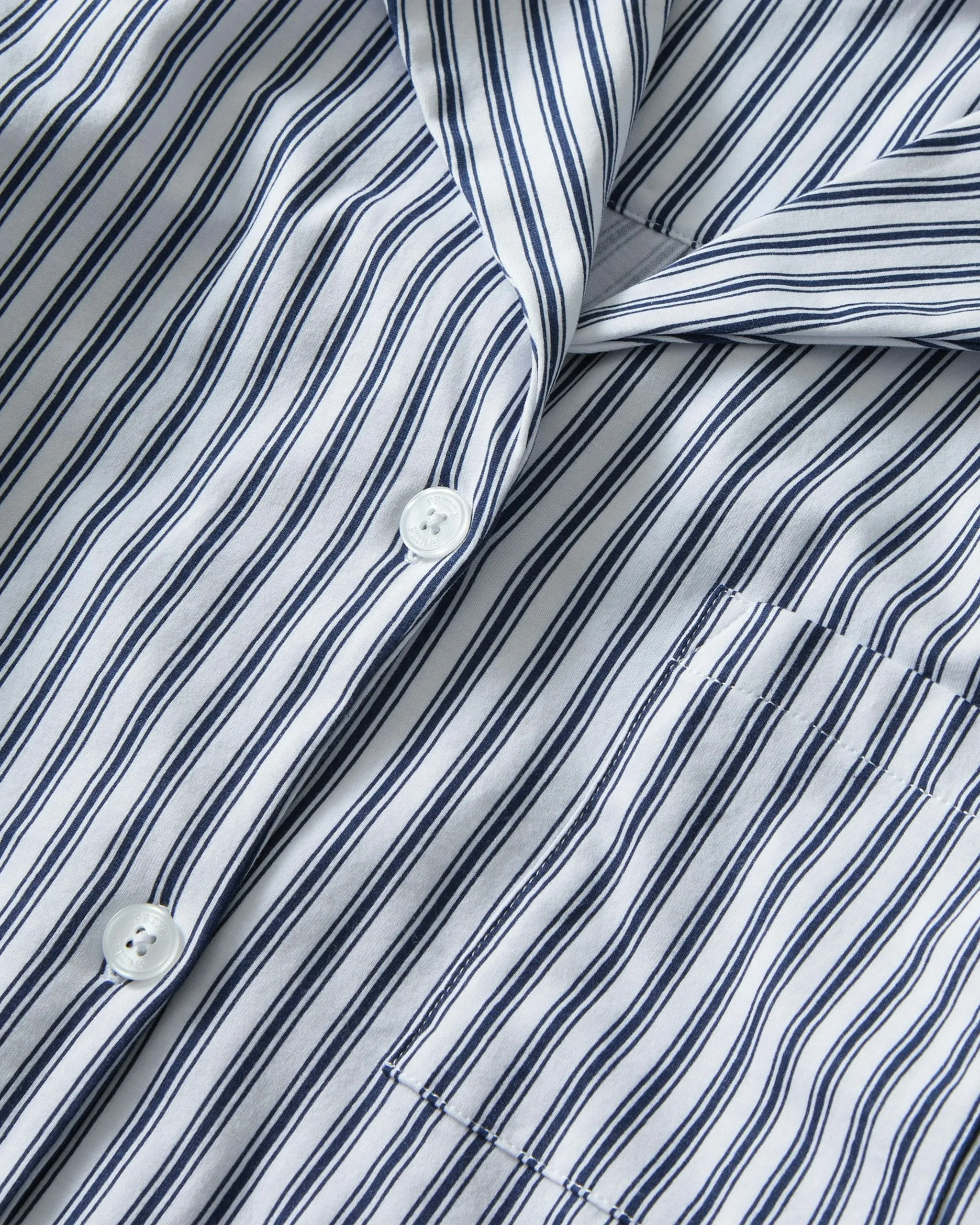 The Olivia Pima Short Set in Navy Foulard