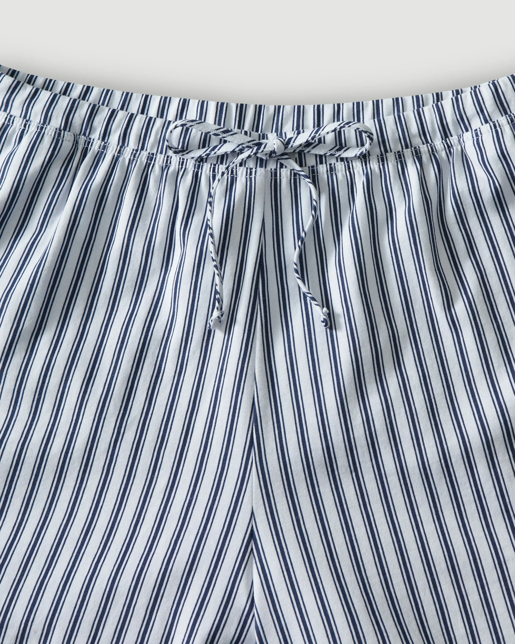 The Olivia Pima Short Set in Navy Foulard