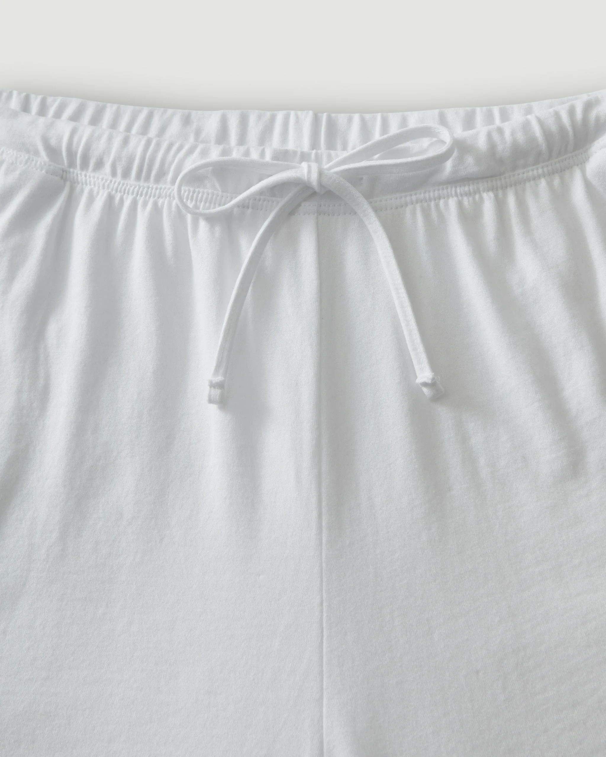 The Olivia Pima Short Set in White