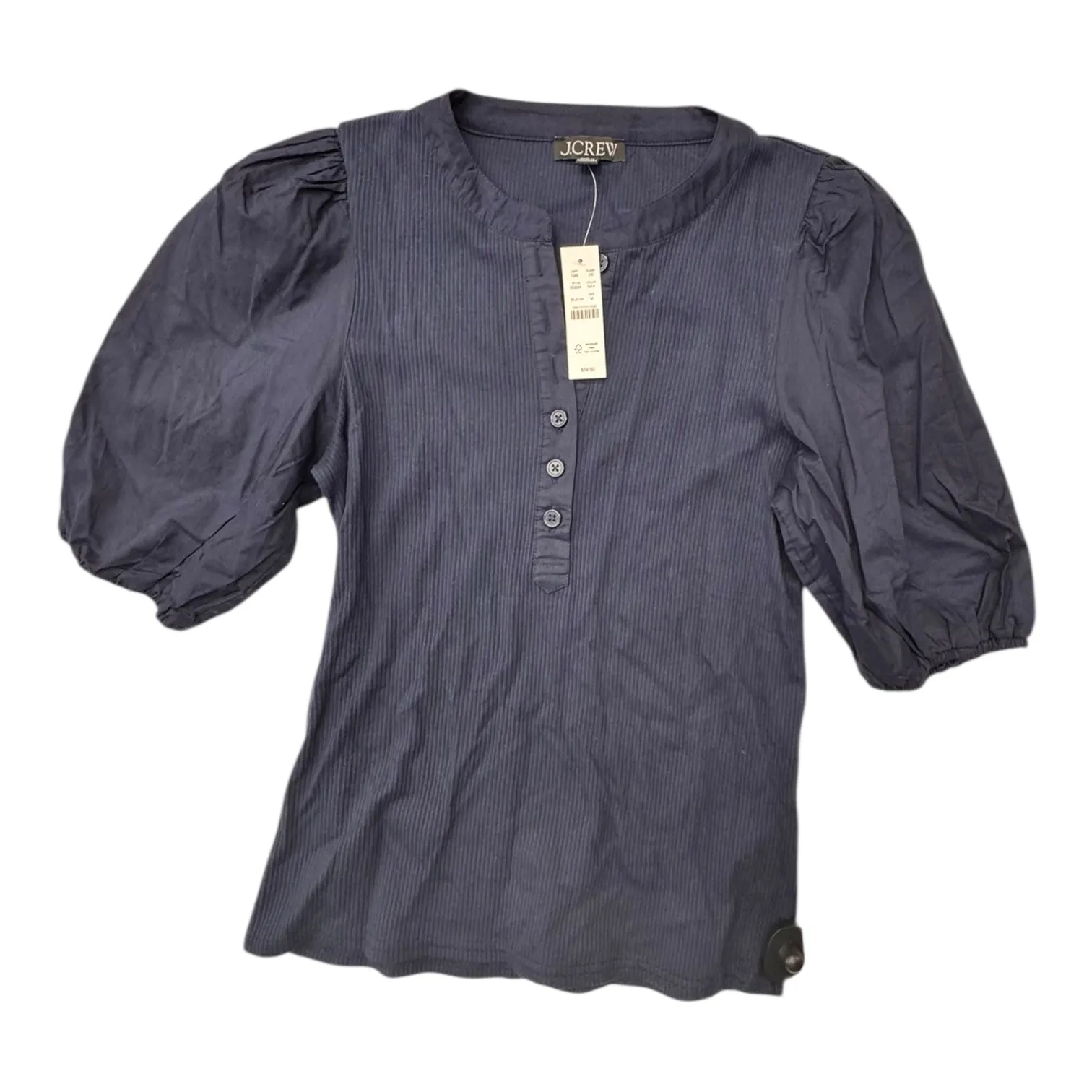 Top Ss By J. Crew In Navy, Size:M