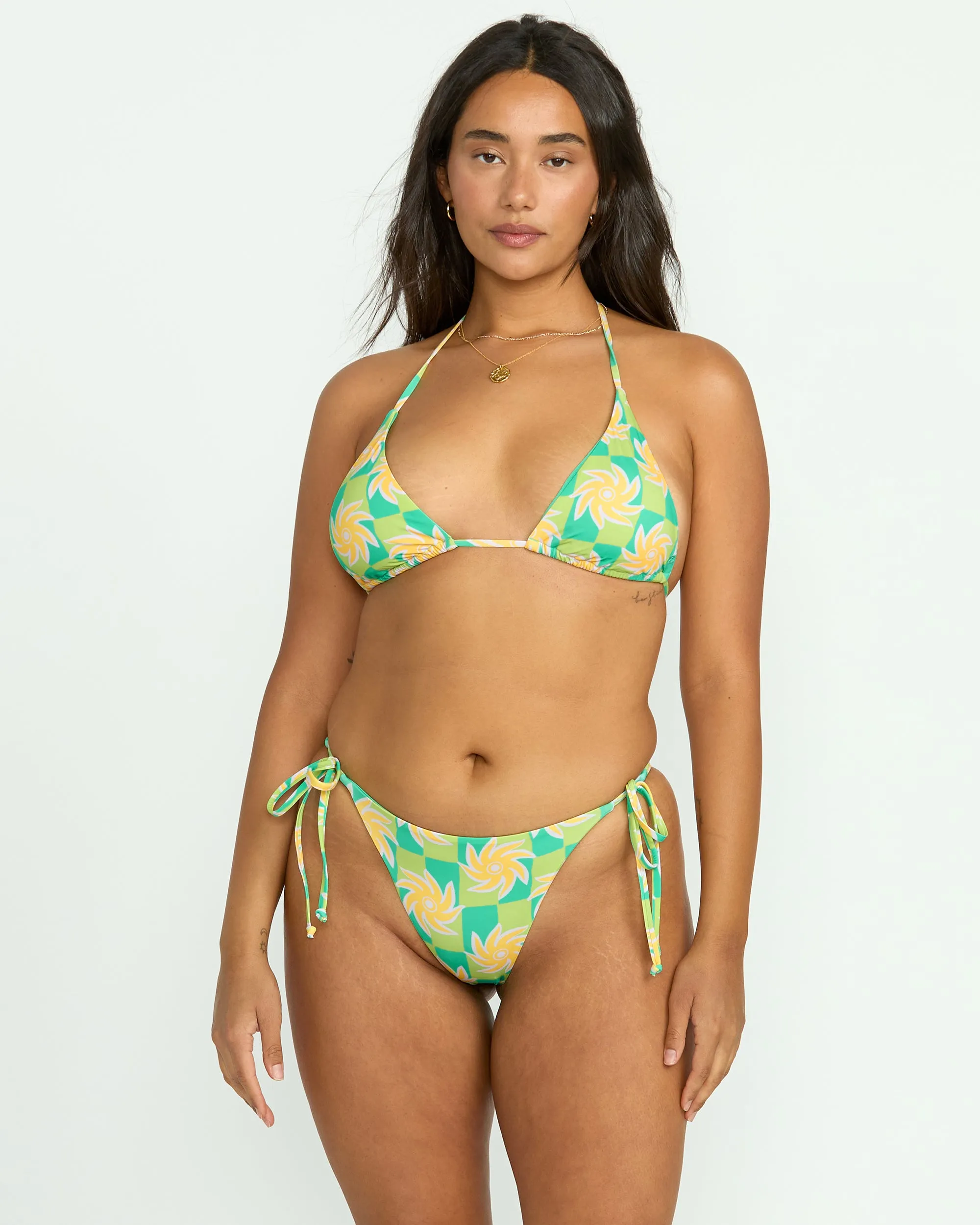 Trippin On Sun Tie-Side Maya Bikini Bottom - Multi Billabong