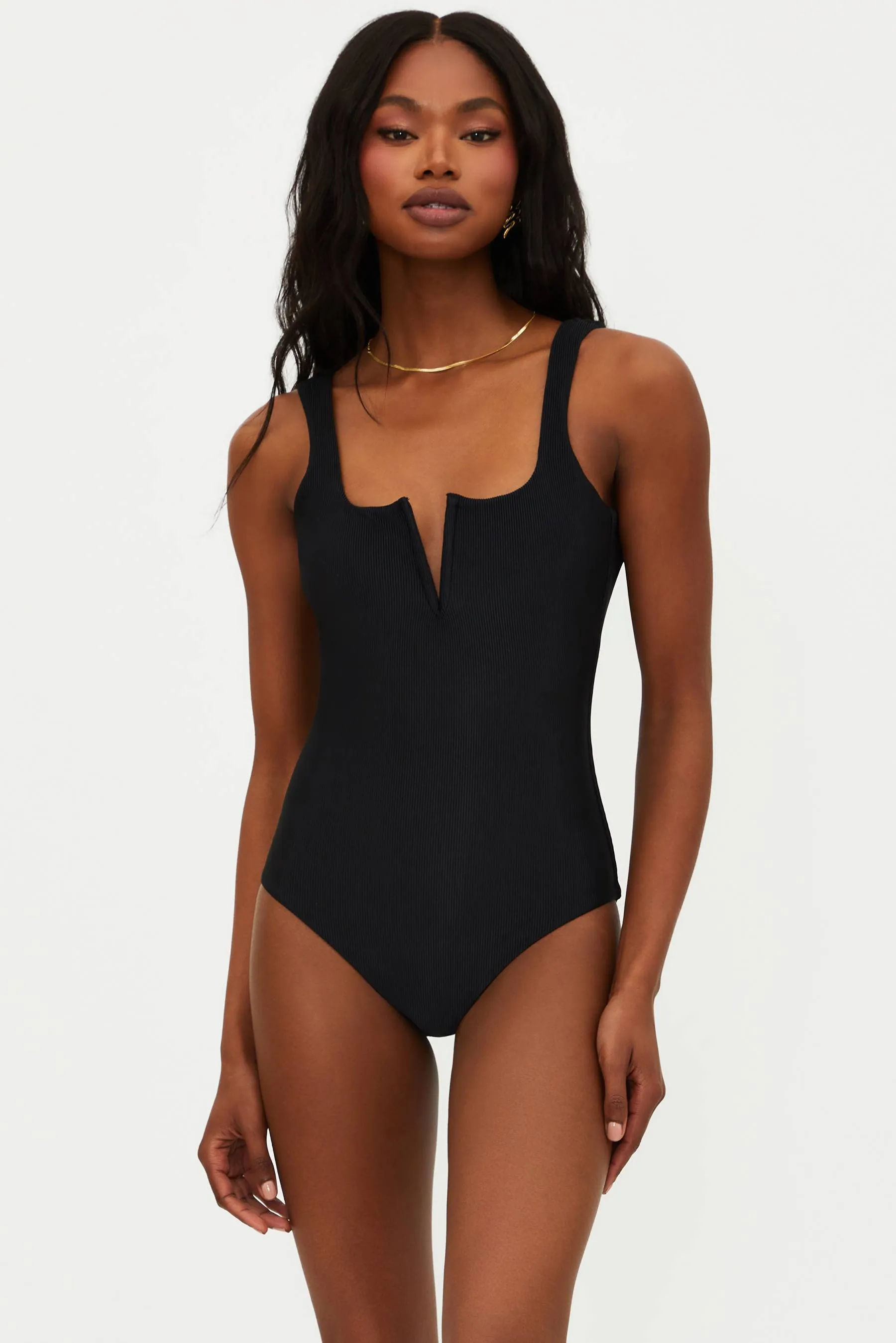 Tropez One Piece Black Beach Riot