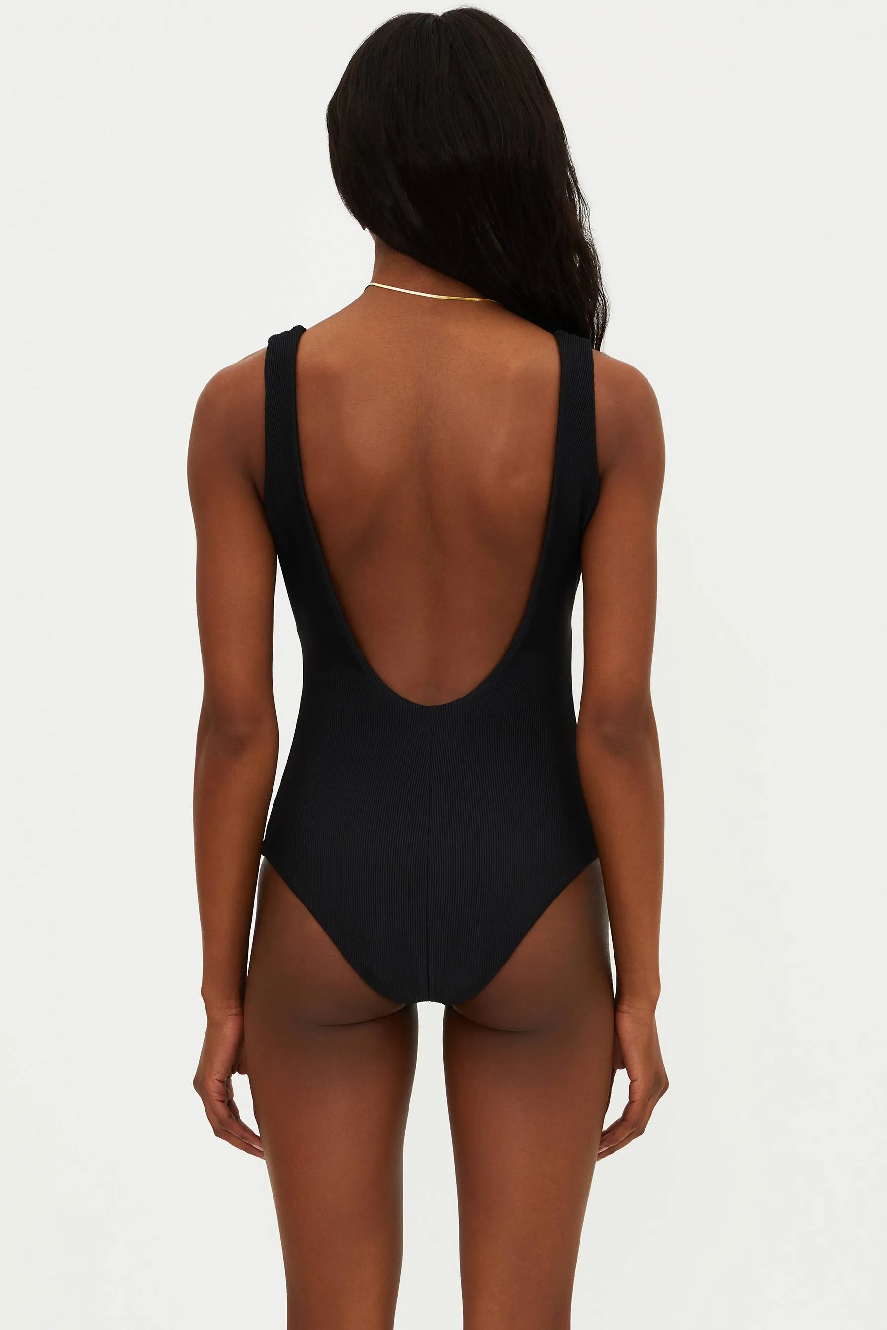Tropez One Piece Black Beach Riot