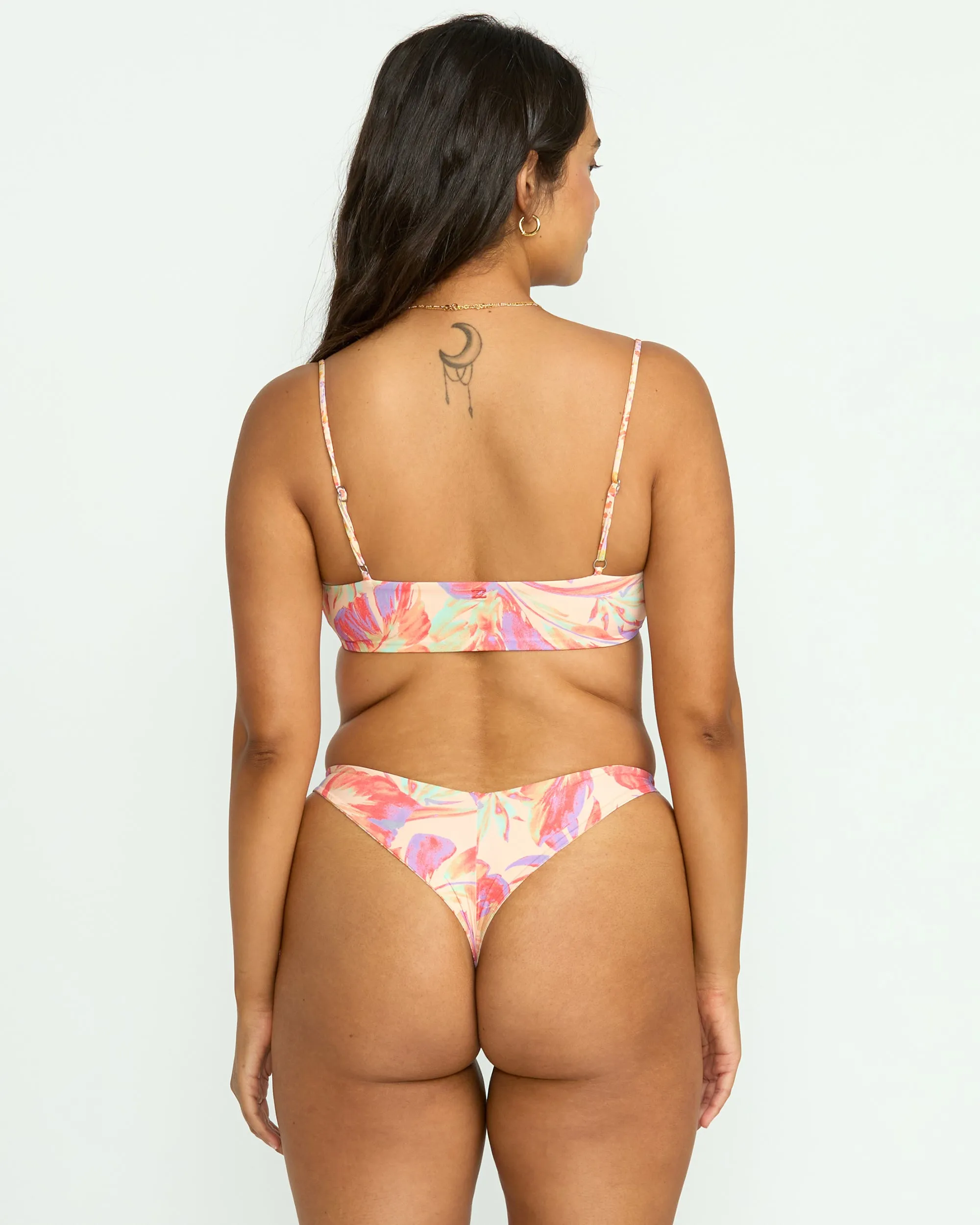 Tropic Wave Reversible Jaclyn Crop Bikini Top - Multi Billabong