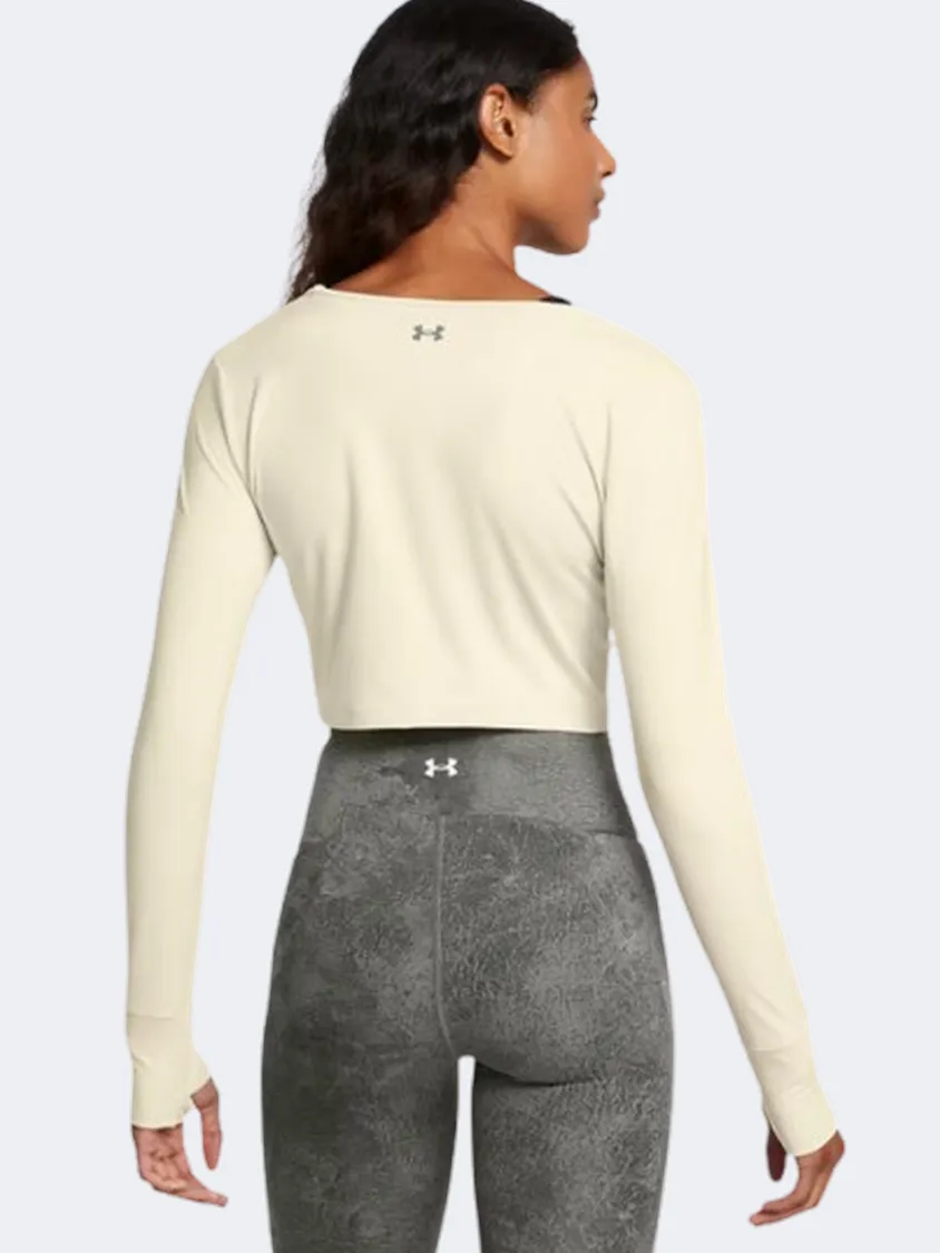 Under Armour Project Rock Workout Women Training Long Sleeve Silt/Clay Green