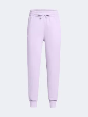 Under Armour Rival Fleece Girls Training Pant Salt Purple/White
