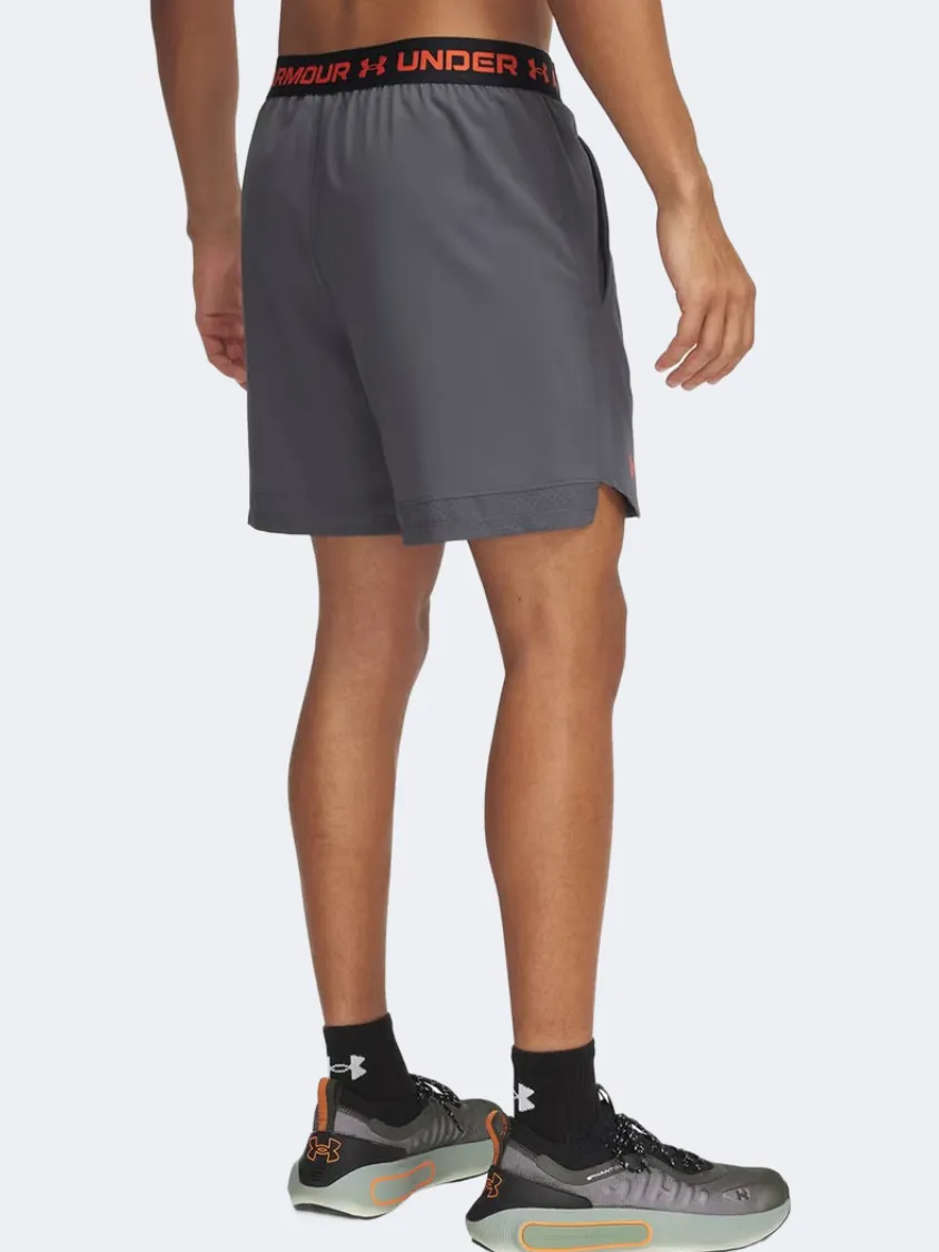 Under Armour Vanish Woven 6 Inch Men Training Short Castlerock/Fire