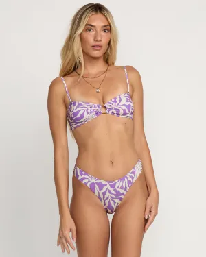 Wave Song Rio Bandeau Bikini Top - Paradise Purple Billabong