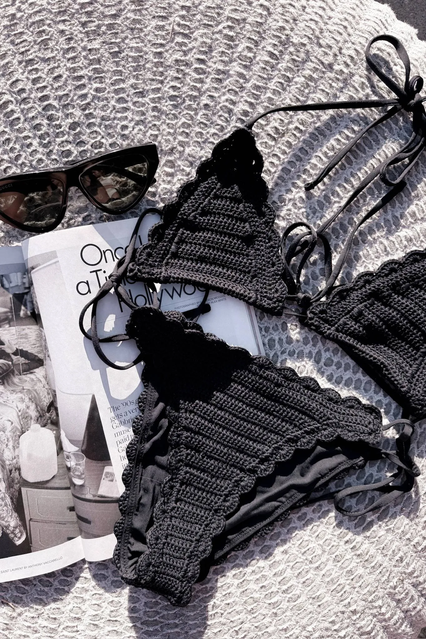 Winona Top Black Crochet Beach Riot