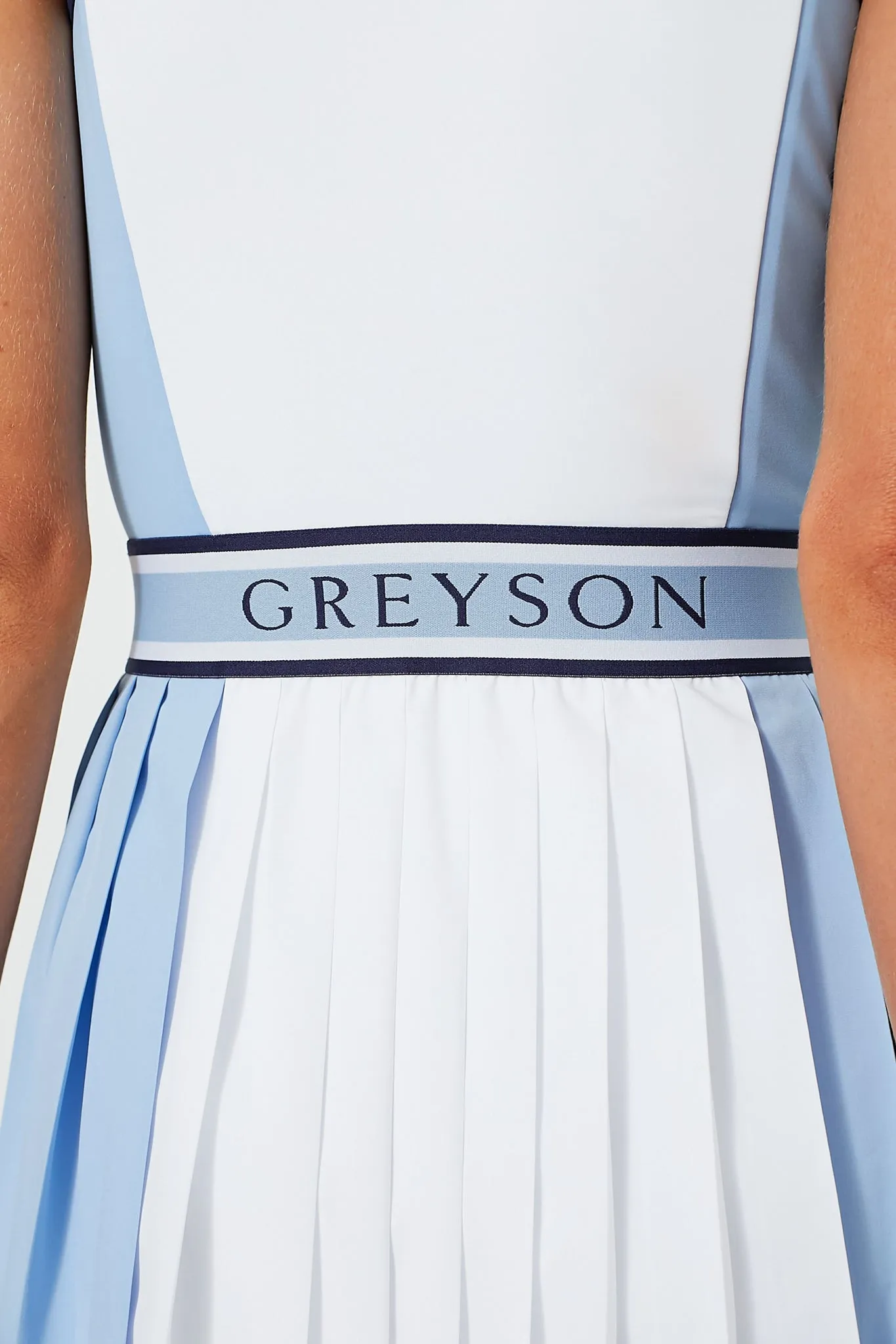 Wolf Blue Color Block Leo Dress